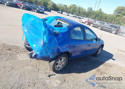 2004 Dodge Neon Sxt из США, поврежденный, VIN 1B3ES56C54D527403